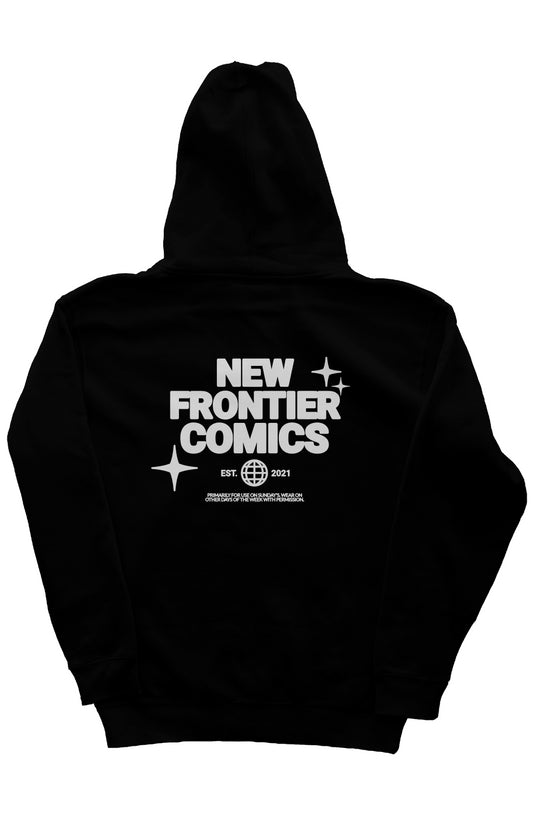 New Frontier Comics pullover hoodie